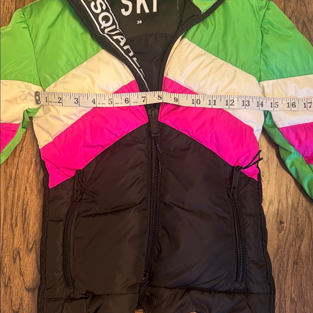 DSQUARED2 Multicolor Puffer Jacket Size 36 - Picture 6 of 6